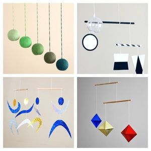 Set of 4 NEW Newborn Infant Montessori Mobiles